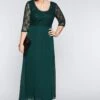 Sheego Abito Da Sera - Deep Green -Sheego Negozio 005888ecfd274f64b05ffa7e7b3809a0