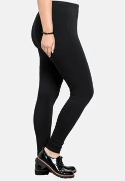 Sheego LeggingsBlack Donna Pantaloni SHI21A03T-Q11 -Sheego Negozio 01349714202847cebb113b796bcc7174