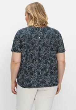 Sheego CamicettaNachtblau Gemustert Donna Camicie E Bluse SHI21E0U1-K11 -Sheego Negozio 031d94b5514b497092a8abdf9ae33951