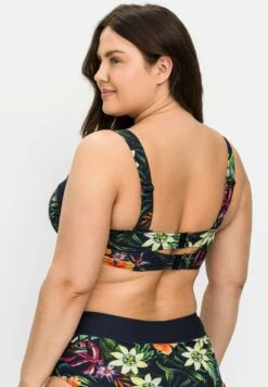 Sheego Oberteil - Bikini Pezzo Sopra - Marine Gemustert -Sheego Negozio 0423a480a98d4cfead6d56c1498a171c