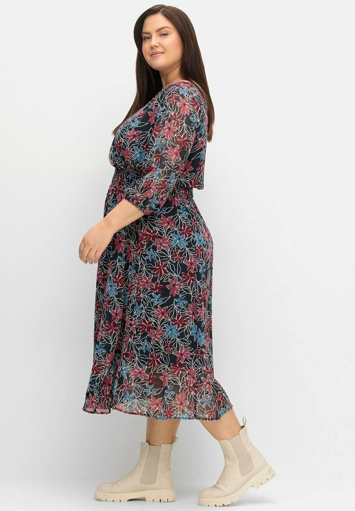 Sheego Vestito EstivoNachtblau Gemustert Donna Vestiti SHI21C0UI-K11 6 Sheego Vestito EstivoNachtblau Gemustert Donna Vestiti SHI21C0UI-K11 - immagine 4