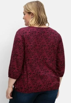 Sheego Camicetta - Beere Gemustert -Sheego Negozio 0e897dc58b544b429c1a91e41b06209c