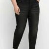 Sheego Jeans Slim FitBlack Denim Donna Jeans SHI21N0B3-Q11