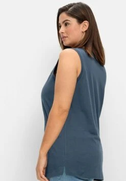 Sheego TankTopTaubenblau Donna T-shirt E Top SHI21D0S7-K11 -Sheego Negozio 101c9ab427834ff7adc6cb4a8f4f32c5