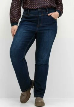 Sheego Jeans A SigarettaDark Blue Denim Donna Jeans SHI21N0B7-K11