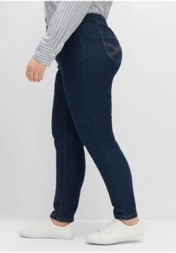 Sheego JeggingsDark Blue Denim Donna Jeans SHI21N09V-K11 -Sheego Negozio 16290d2642e8435688dcfbf97397c890