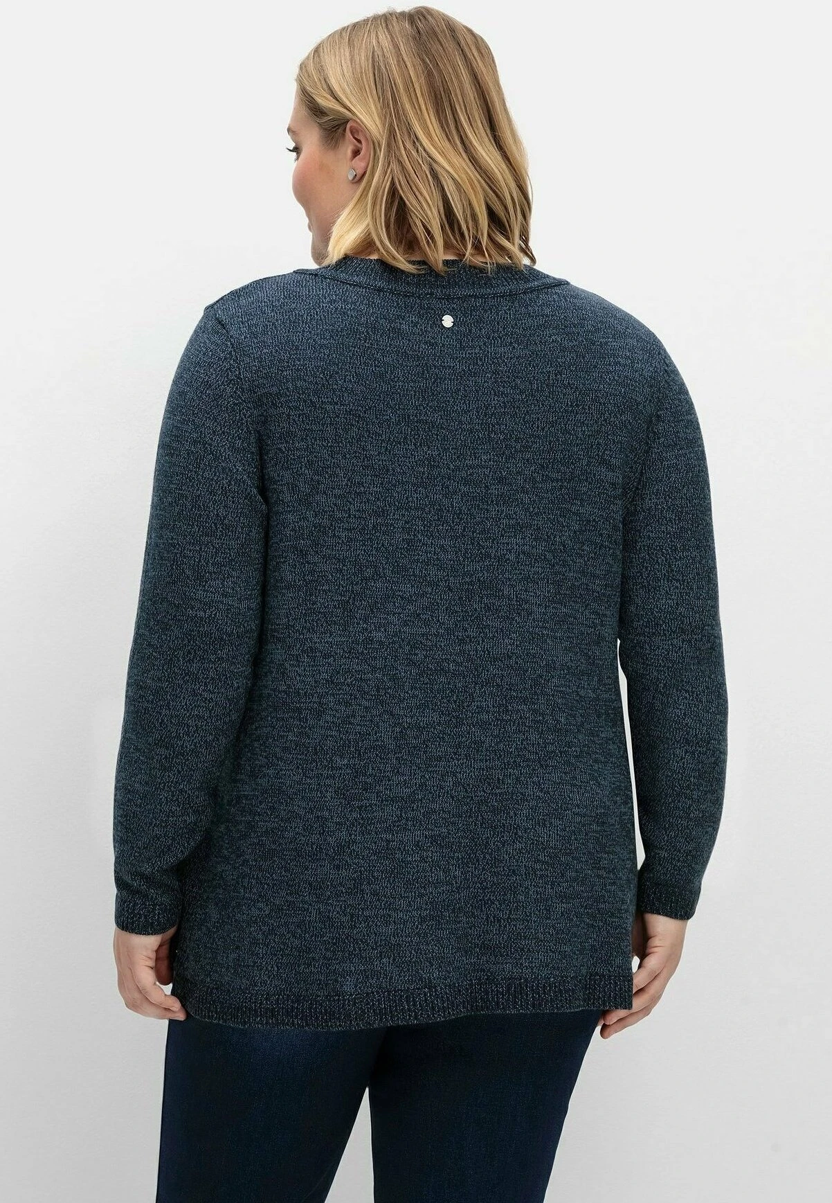 Sheego MaglioneNachtblau Meliert Donna Maglieria SHI21I0EC-K11 5 Sheego MaglioneNachtblau Meliert Donna Maglieria SHI21I0EC-K11 - immagine 3