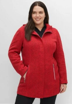 Sheego Giacca LeggeraMohnrot Meliert Donna Giacche E Blazer SHI21G048-G11