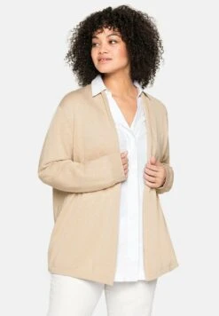 Sheego CardiganBeigefarben Donna Maglieria SHI21I07A-B11