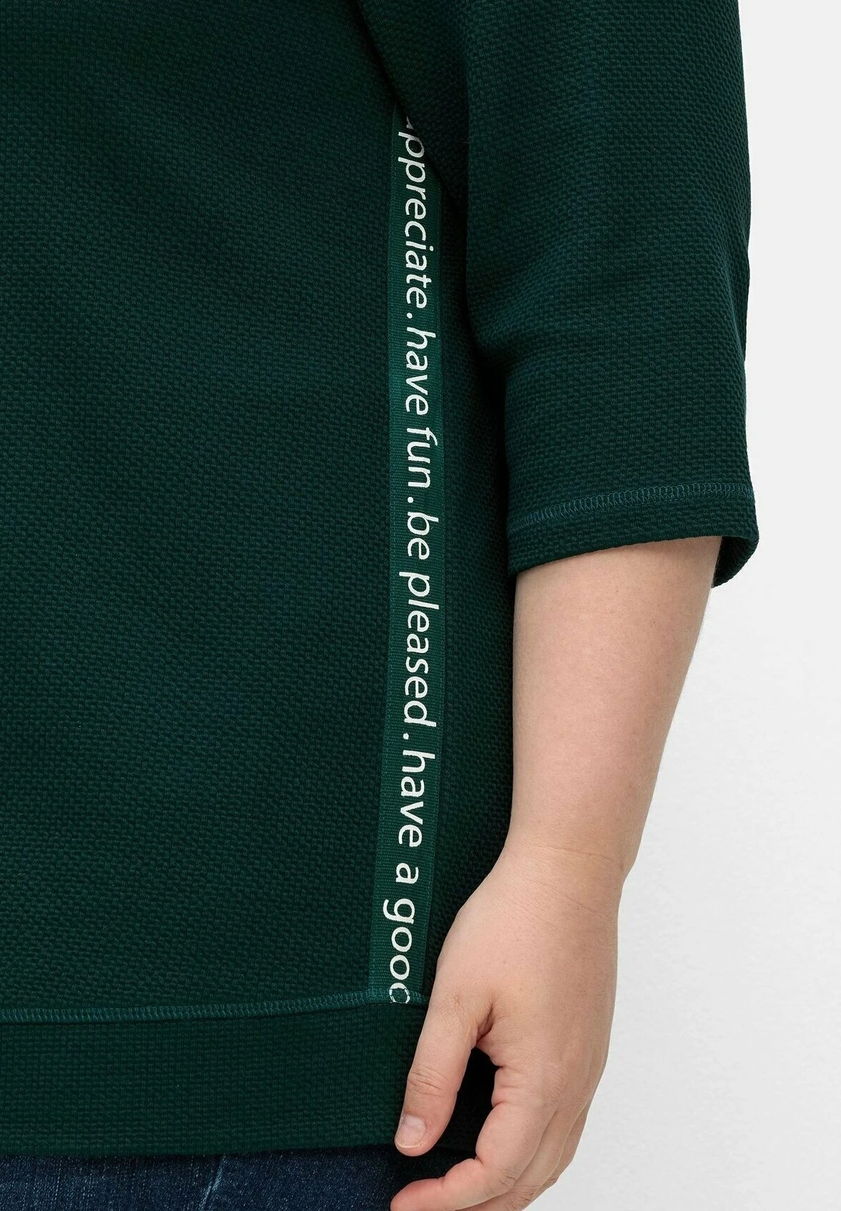 Sheego Felpa - Tiefgrün 6 Sheego Felpa - Tiefgrün - immagine 4