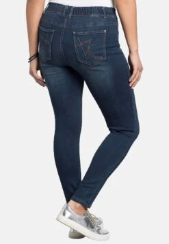 Sheego Jeans Skinny FitDark Blue Denim Donna Jeans SHI21N00G-K11 -Sheego Negozio 28e25c128d564146a9f608ed4d19c333