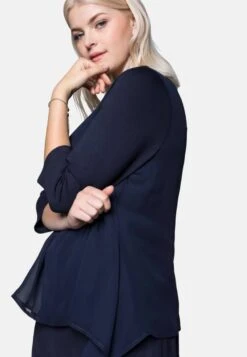 Sheego CamicettaNavy Blue Donna T-shirt E Top SHI21E01Q-K11 -Sheego Negozio 2d8b637e7cd2416c99fff405f530abb6