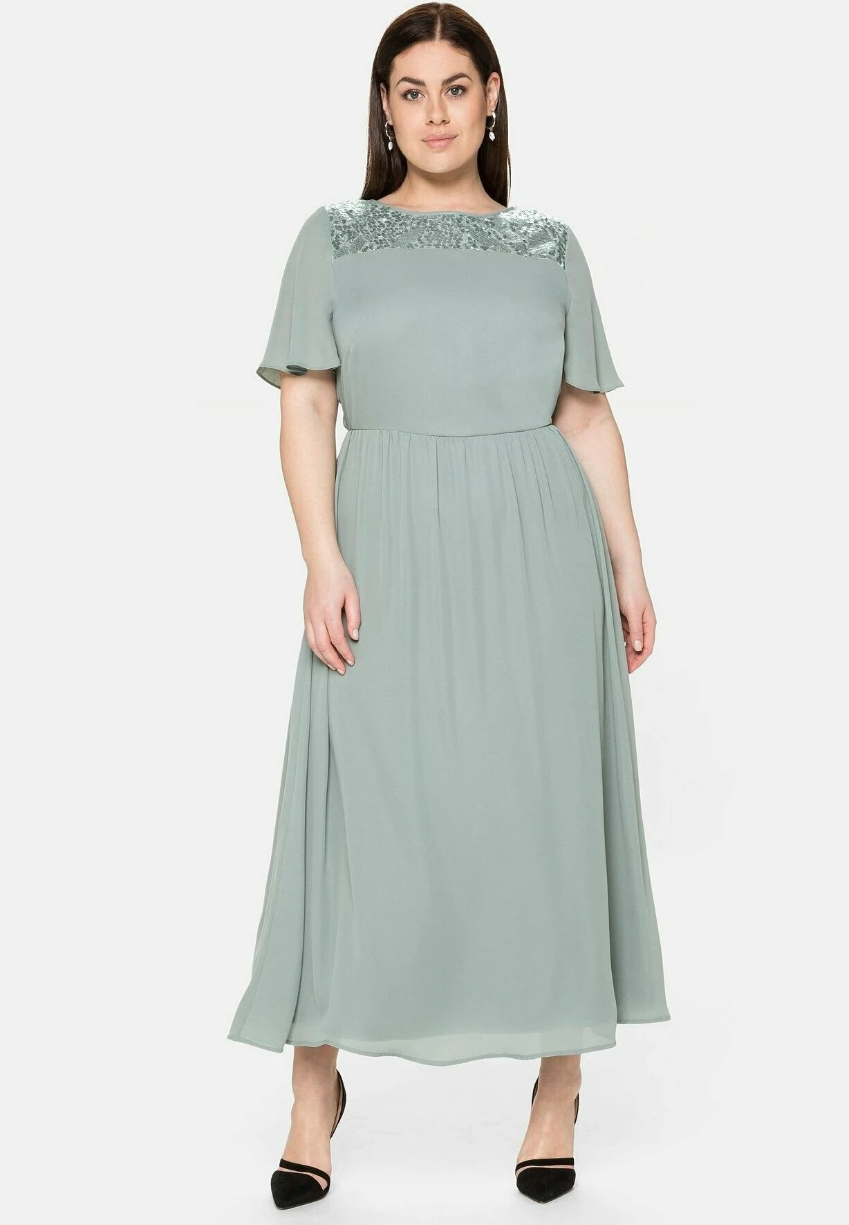 Sheego Vestito LungoEukalyptus Donna Vestiti SHI21C0IA-M11 4 Sheego Vestito LungoEukalyptus Donna Vestiti SHI21C0IA-M11 - immagine 2