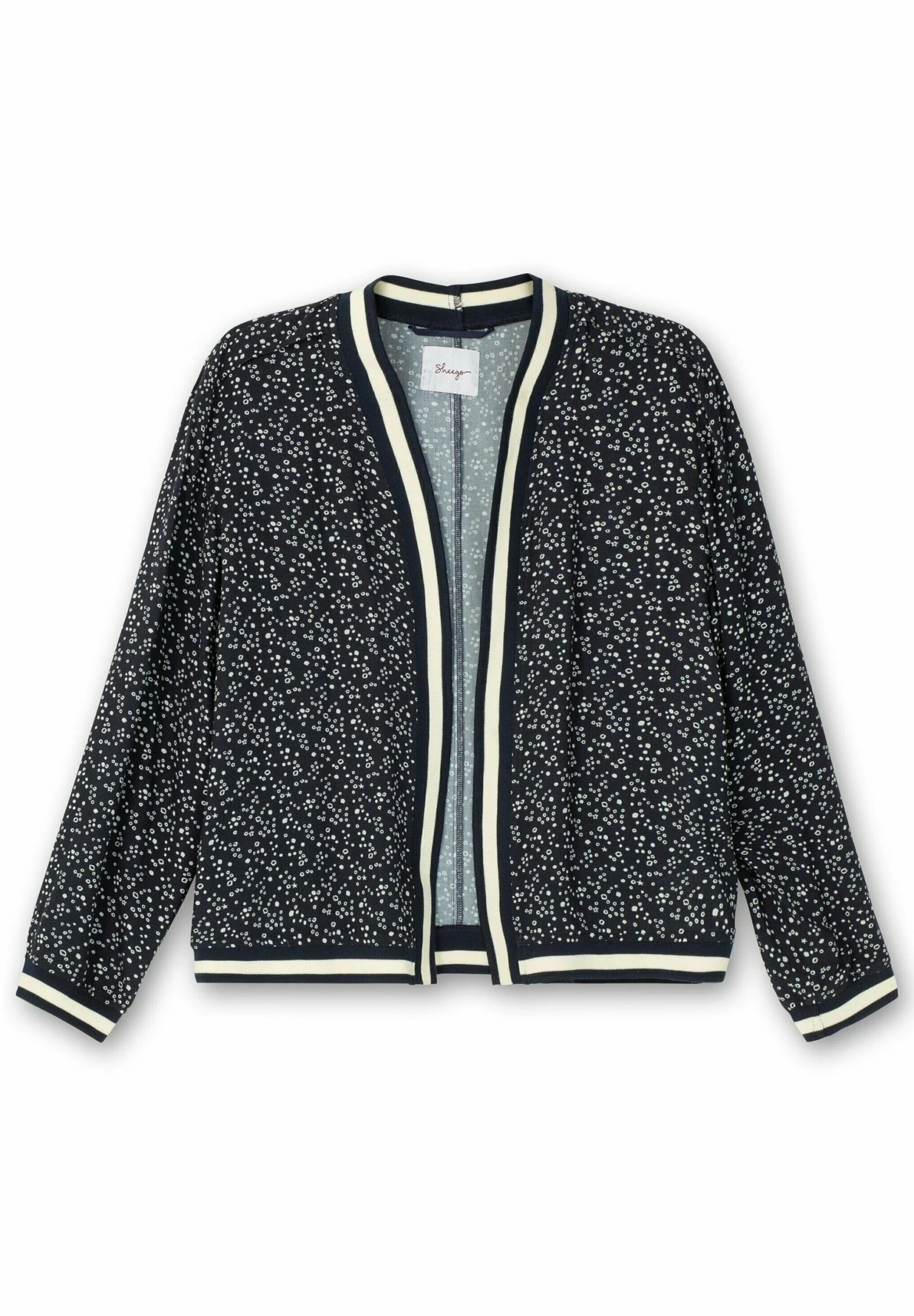 Sheego VerschlussloseGiubbotto BomberNachtblau Gemustert Donna Giacche E Blazer SHI21G04Z-K11 7 Sheego VerschlussloseGiubbotto BomberNachtblau Gemustert Donna Giacche E Blazer SHI21G04Z-K11 - immagine 5