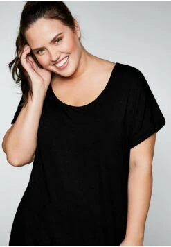 Sheego Vestito Di MaglinaSchwarz Donna Vestiti SHI21C042-Q11 -Sheego Negozio 2e4ab5632a254d78abf467007342fd91