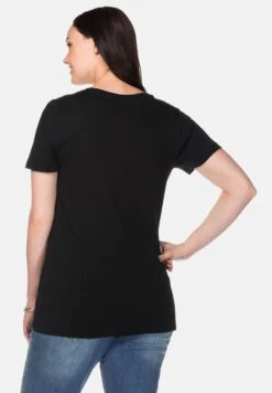 Sheego T-Shirt BasicBlack Donna T-shirt E Top SHI21E08E-Q11 8 Sheego T-Shirt BasicBlack Donna T-shirt E Top SHI21E08E-Q11 -Sheego Negozio 33ec0e87b1e4413282b43f11d3da8fe4