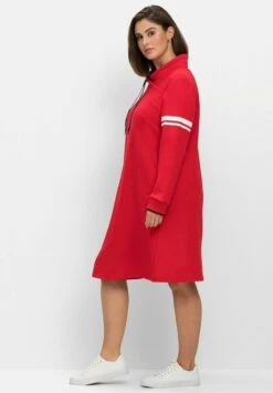 Sheego Vestito Estivo - Mohnrot -Sheego Negozio 33ff97d3b1e047af8dd22b5dd18cd42d