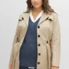 Sheego TrenchSofttaupe Donna Cappotti SHI21U004-B12 -Sheego Negozio 3757ab941df54b45a169adc590149d7b