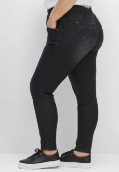 Sheego Jeans Skinny FitBlack Denim Donna Jeans SHI21N09N-Q11 -Sheego Negozio 38569008181a49d4acbc649fb4489ff9