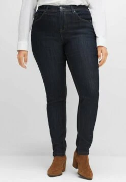 Sheego Jeans Slim FitBlue Black Denim Donna Jeans SHI21N014-K12