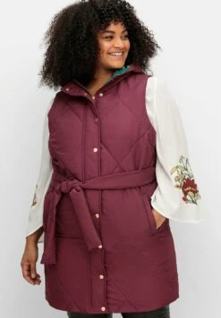 Sheego Lange SmanicatoWeinrot Donna Giacche E Blazer SHI21U06J-G11