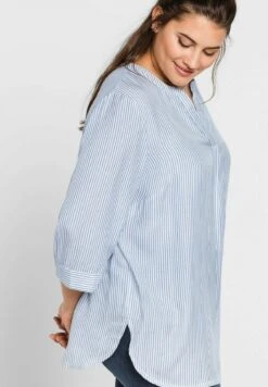 Sheego TunicaHellblau Weiß Donna Camicie E Bluse SHI21E06N-K13 -Sheego Negozio 3adba8ce32434eab92d51b6f7749f66a