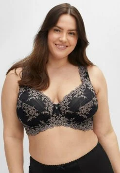 Sheego Reggiseno Con FerrettoBlack Donna Intimo SHI81A01Q-Q11