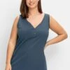 Sheego TankTopTaubenblau Donna T-shirt E Top SHI21D0S7-K11 -Sheego Negozio 400d2730198c41f1894623d72e8a6475