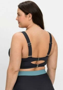 Sheego Bikini Pezzo Sopra - Marine Gestreift -Sheego Negozio 41fe64118b3b41f3b37a145307e6eacc