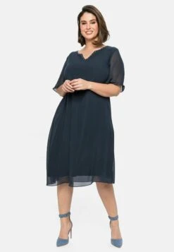 Sheego Vestito Elegante - Nachtblau