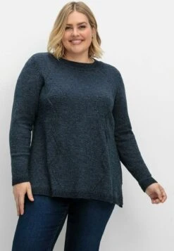 Sheego MaglioneNachtblau Meliert Donna Maglieria SHI21I0EC-K11