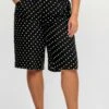 Sheego Bermudas - Shorts - Schwarz Gepunktet -Sheego Negozio 544a163b2a044f0a9827e0e1013c71a1