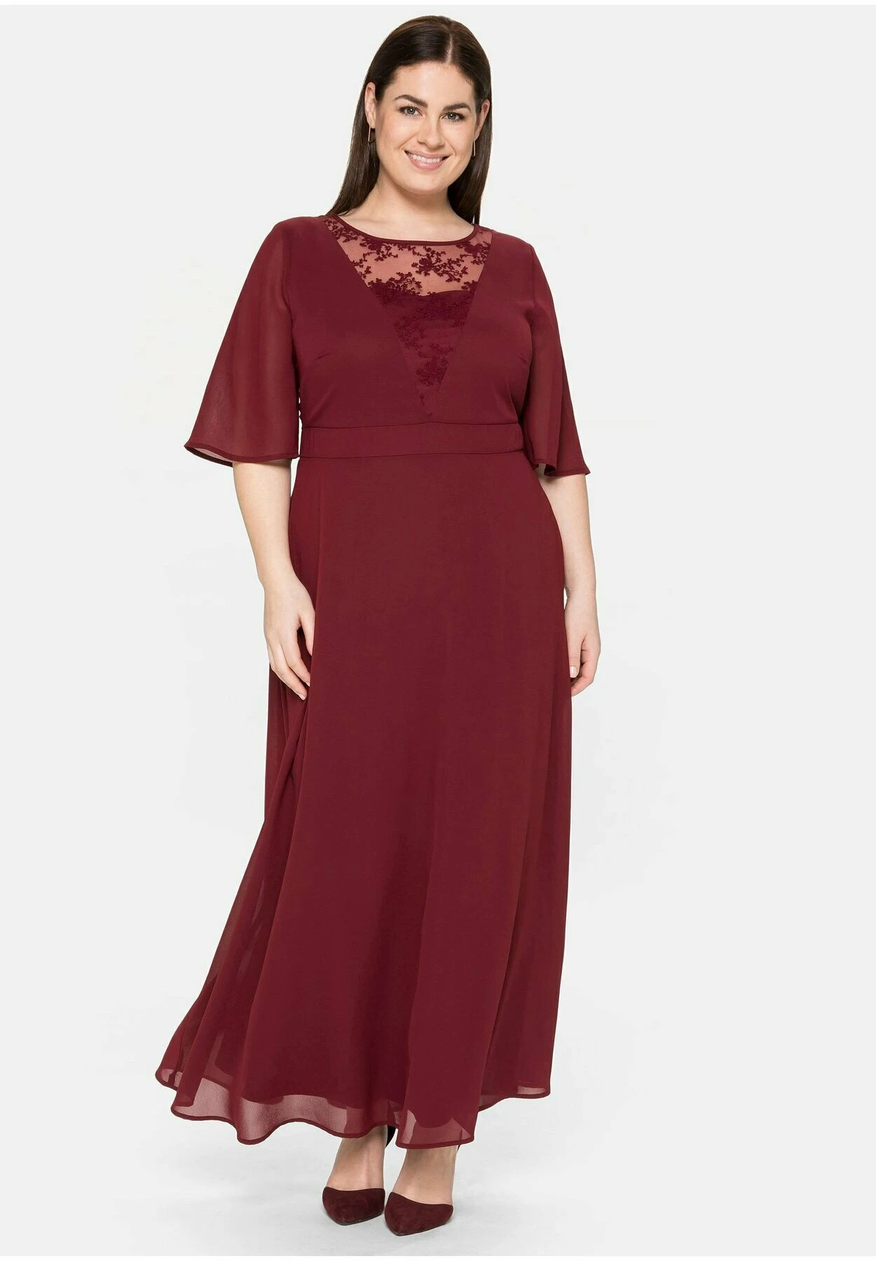 Sheego Vestito Lungo - Himbeere 3 Sheego Vestito Lungo - Himbeere