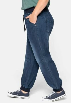 Sheego Jeans Tapered FitDark Blue Denim Donna Jeans SHI21N064-K11 -Sheego Negozio 594f7c70cbfc4003b61a6d8e640ccdcc