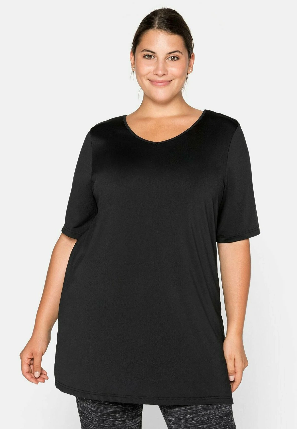 Sheego T-Shirt Con StampaBlack Donna T-shirt E Top SHI21D0B7-Q11 3 Sheego T-Shirt Con StampaBlack Donna T-shirt E Top SHI21D0B7-Q11