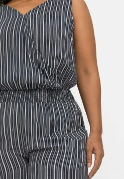 Sheego StrandTuta JumpsuitMarine Gestreift Donna Tute Jumpsuit SHI21T00Q-T11 -Sheego Negozio 5bb39446694c4d6da8164f299be895b8