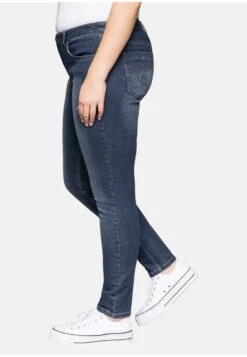 Sheego Jeans Slim FitDark Blue Denim Donna Jeans SHI21N019-K11 -Sheego Negozio 5d0d20fec22040f99fc6eb85506bce59