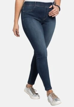 Sheego Jeans Skinny FitDark Blue Denim Donna Jeans SHI21N00G-K11