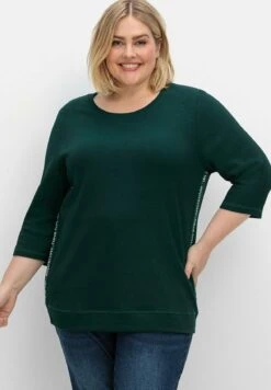 Sheego Felpa - Tiefgrün