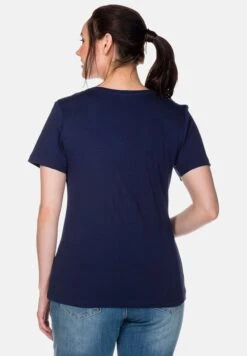 Sheego T-Shirt BasicMarine Donna T-shirt E Top SHI21D05W-K11 -Sheego Negozio 61a7e0174f0b4d5b8b5ac3794f8aaf37