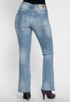 Sheego Jeans BootcutLight Blue Denim Donna Jeans SHI21N04Y-K12 -Sheego Negozio 63fa042d848c45a4ae4a25a43cf02797