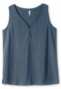 Sheego TankTopTaubenblau Donna T-shirt E Top SHI21D0S7-K11 -Sheego Negozio 6a21613df2dc417eb5f3e3405114fd98