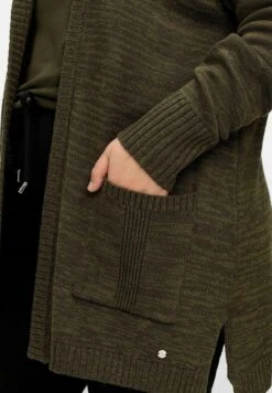 Sheego CardiganDunkeloliv Meliert Donna Maglieria SHI21I0EL-N11 -Sheego Negozio 6a91e3a9fc504faa9b60d0a7a3d42462