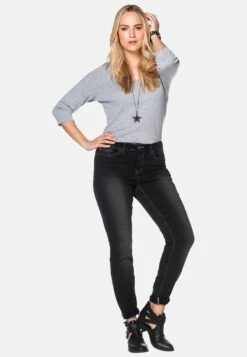 Sheego Jeans Skinny FitBlack Denim Donna Jeans SHI21N00F-Q11 -Sheego Negozio 6d5cd91e943c4a0eb9dd410dee254e1b