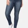 Sheego Jeans Slim FitDark Blue Denim Donna Jeans SHI21N019-K11