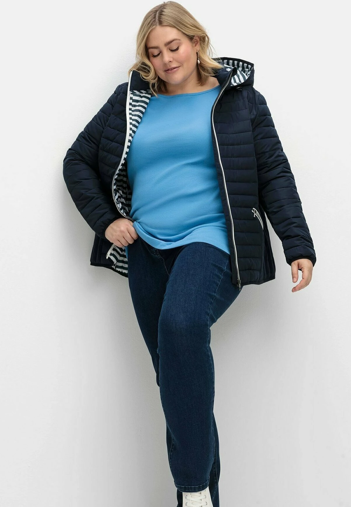 Sheego Jeans A SigarettaDark Blue Denim Donna Jeans SHI21N0B8-K11 6 Sheego Jeans A SigarettaDark Blue Denim Donna Jeans SHI21N0B8-K11 - immagine 4