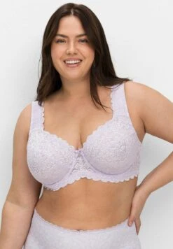 Sheego Reggiseno Con Ferretto - Lavendel