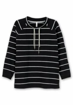 Sheego GestreiftesFelpaSchwarz Weiß Donna Felpe SHI21J078-Q11 11 Sheego GestreiftesFelpaSchwarz Weiß Donna Felpe SHI21J078-Q11 -Sheego Negozio 6f3890e9ec244e46bb0238ced46bd9cf