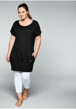 Sheego Vestito Di MaglinaSchwarz Donna Vestiti SHI21C042-Q11