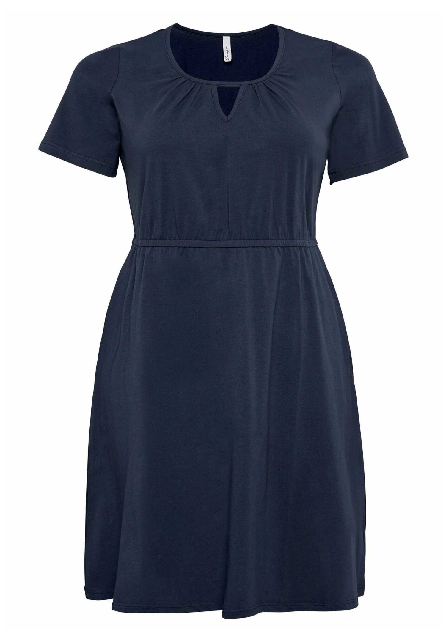 Sheego Vestito Di Maglina - Marine 7 Sheego Vestito Di Maglina - Marine - immagine 5